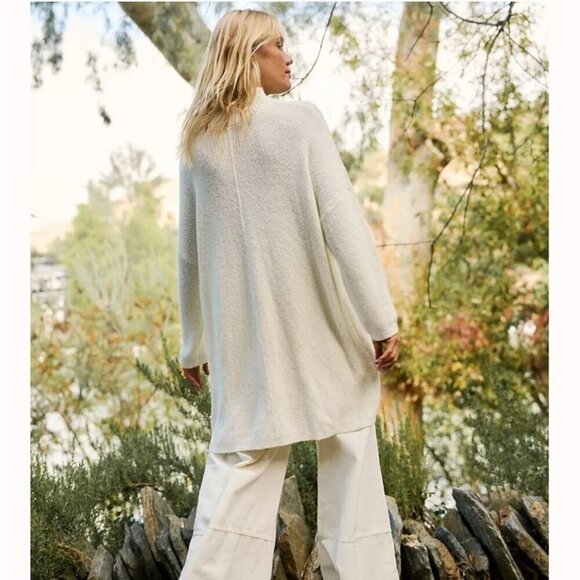 Free People Free People Beach Coco Tunic Sweater Color Vanguard Rare Size L - Picture 8 of 13